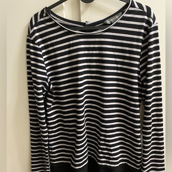 Alexander Jordan Black and white striped blouse. Size small. - Picture 1 of 3